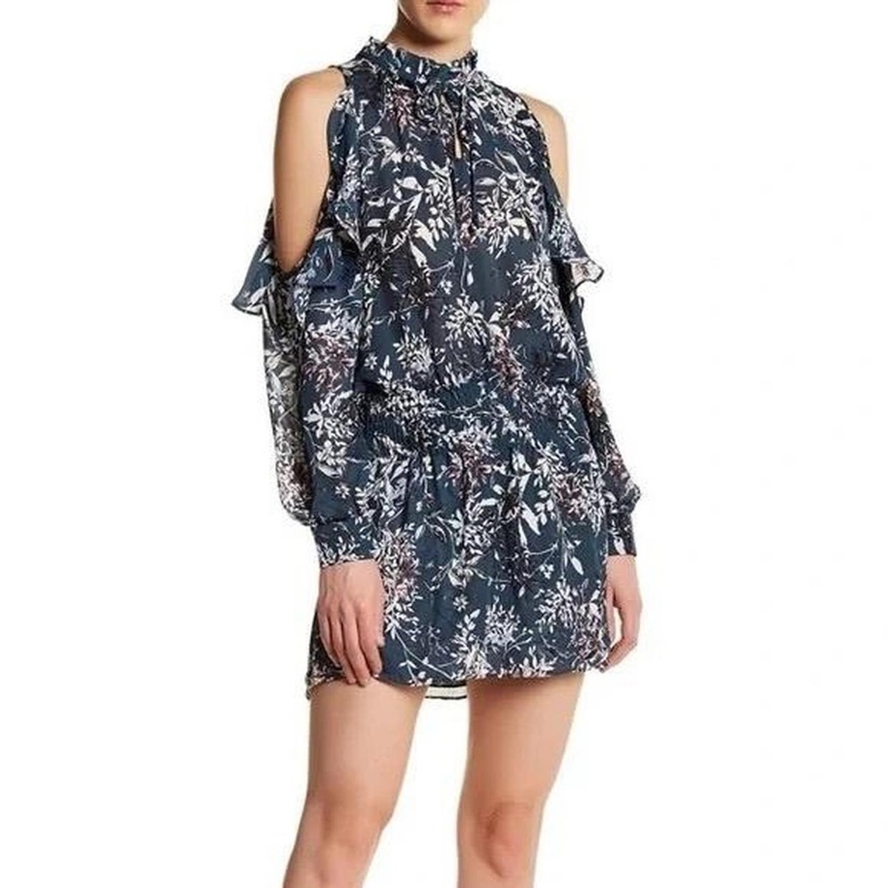 Parker Cold Shoulder Printed Dress